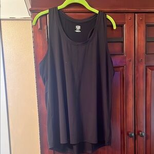 Athletic Works Gray Sleeveless Relaxed Tank Top